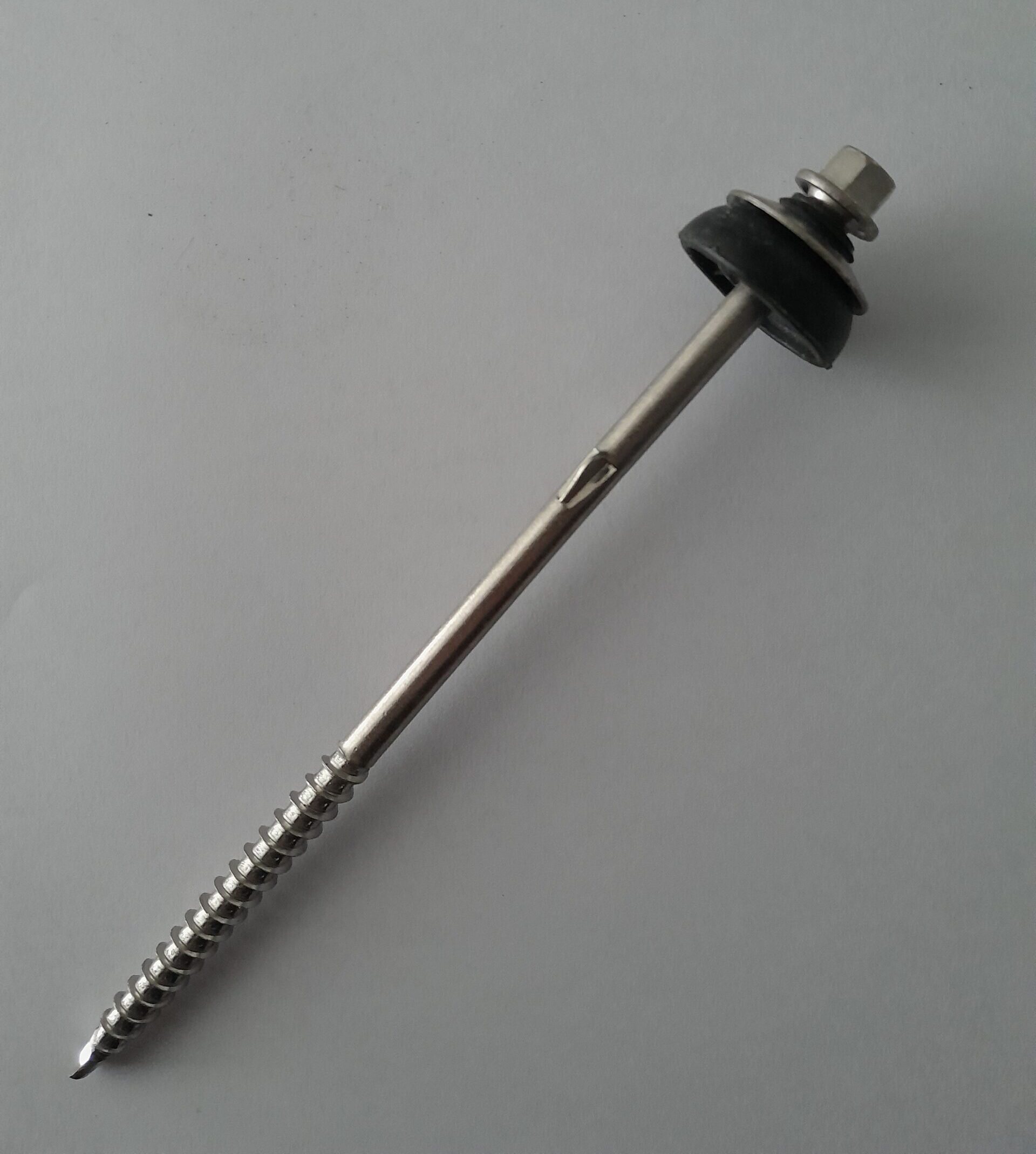 Golfplaatschroef RVS 7,0 x 160mm (per 100 stuks verpakt)