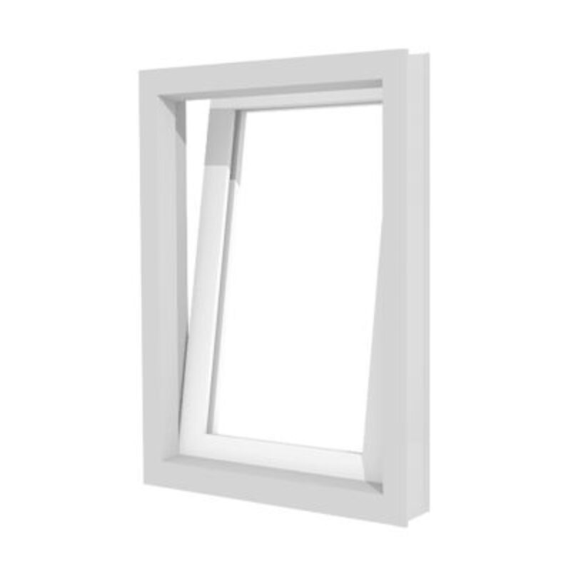 Kunststof budget kozijn 1-Meter wit