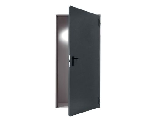 Ninz stalen loopdeur met kozijn, type MZ, brandwerend