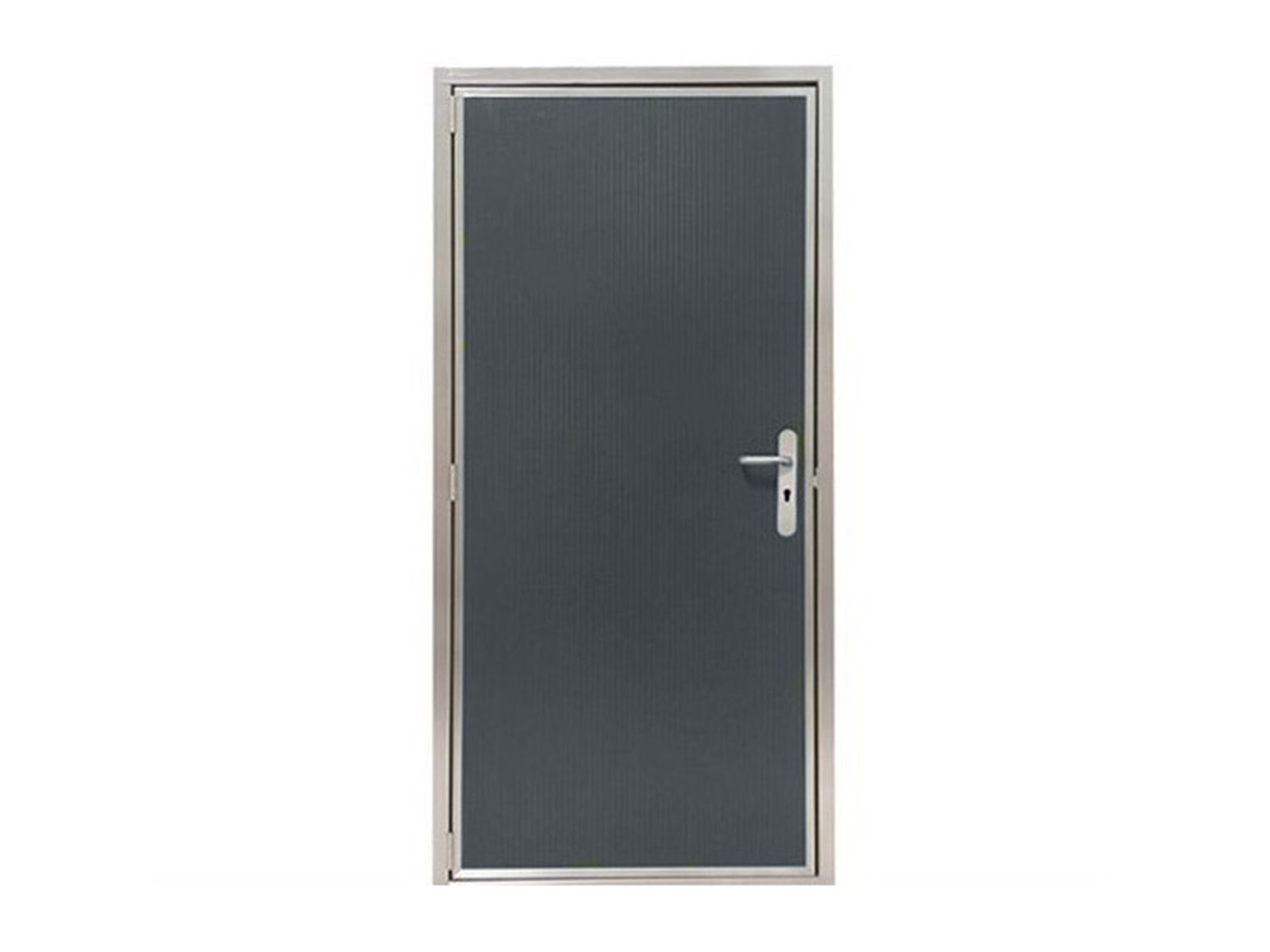Sandwichpaneel loopdeur Antraciet met RVS kozijn Outdoor